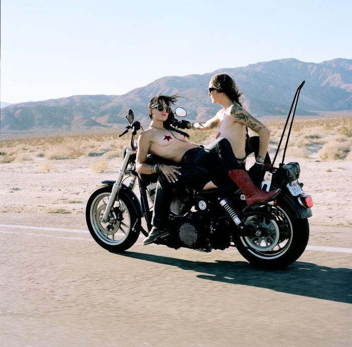 Girls on a motorcycle in Rawalpindi
