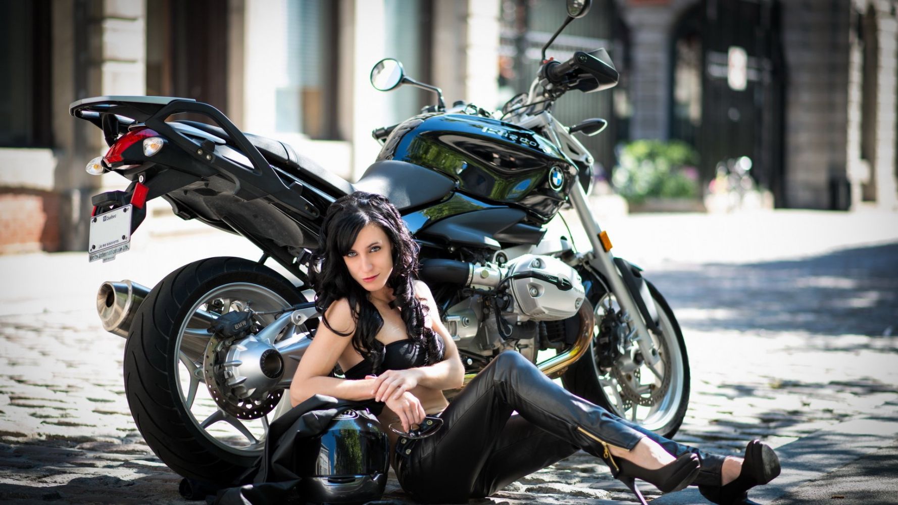 European women on bikes in Rawalpindi